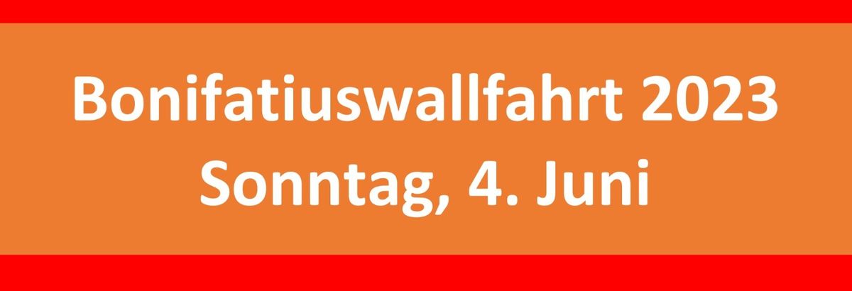 Bonifatiuswallfahrt
